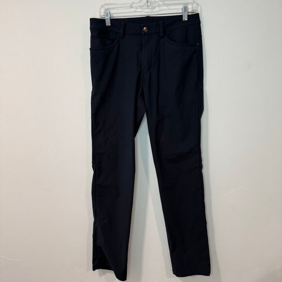 Lululemon Men's ABC Pant Classic True Navy Size 30 Warpstreme Long - Picture 2 of 9